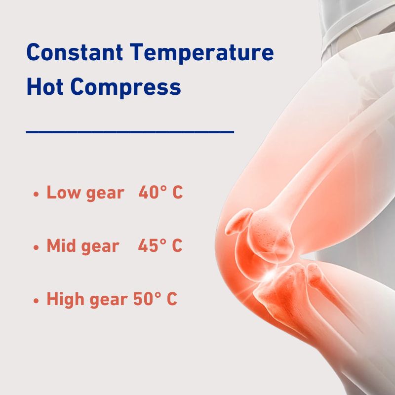 Infrared Heated Knee Massager with Compress